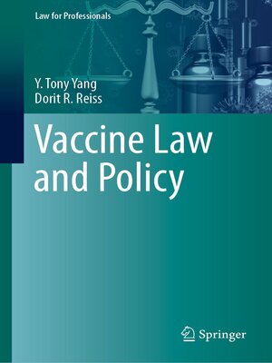cover image of Vaccine Law and Policy